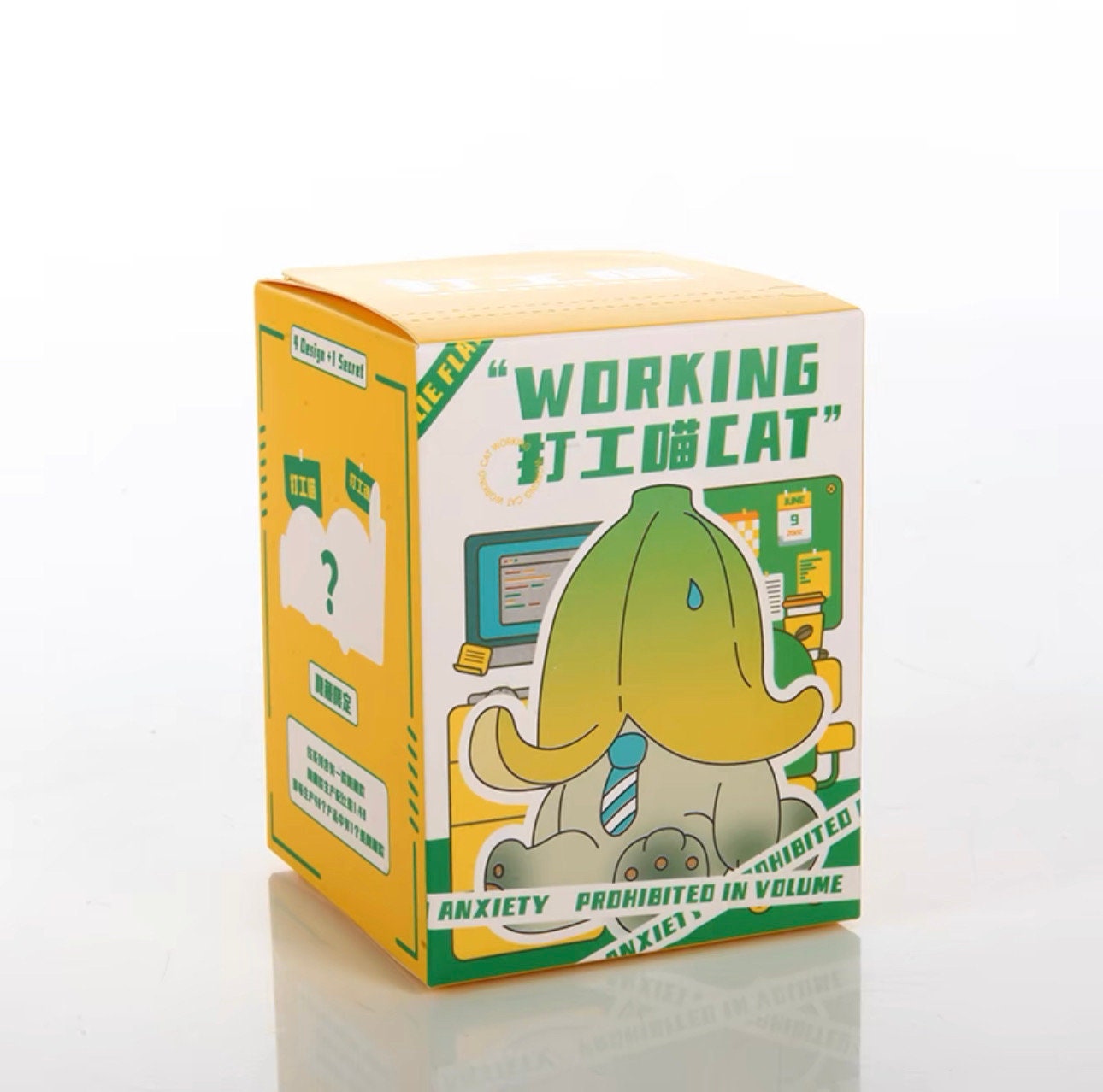 Lazy Office Cat Blind Box Taco Cat Taiyaki Ice cream cat Sleepy cat mystery box Banana cat