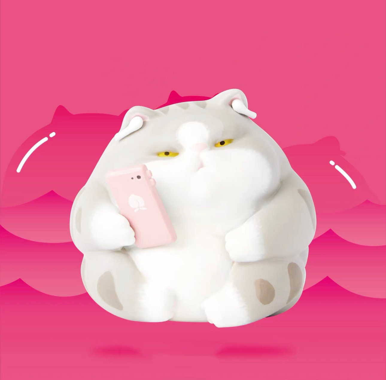 Cute Fat Cat Blind Box Oversize Cat Obese Cat Chubby Cat mystery Box